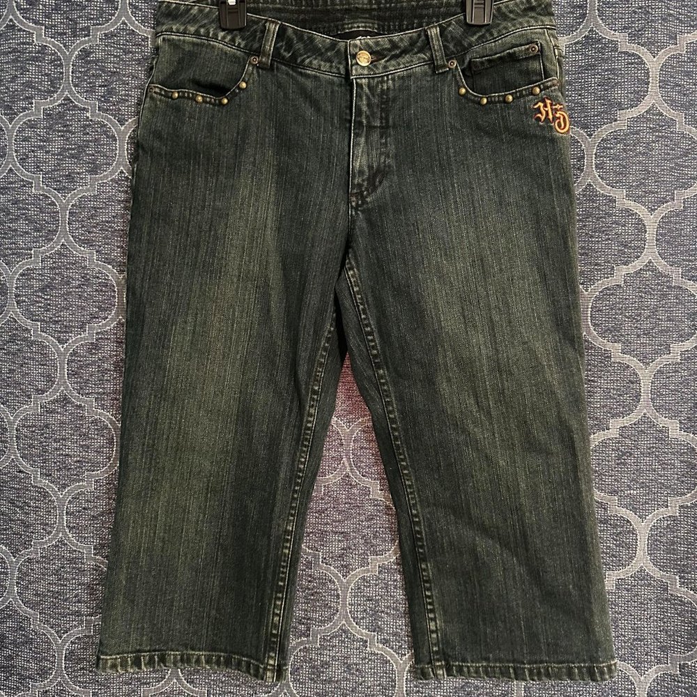 Harley Davidson women's 12 capri denim